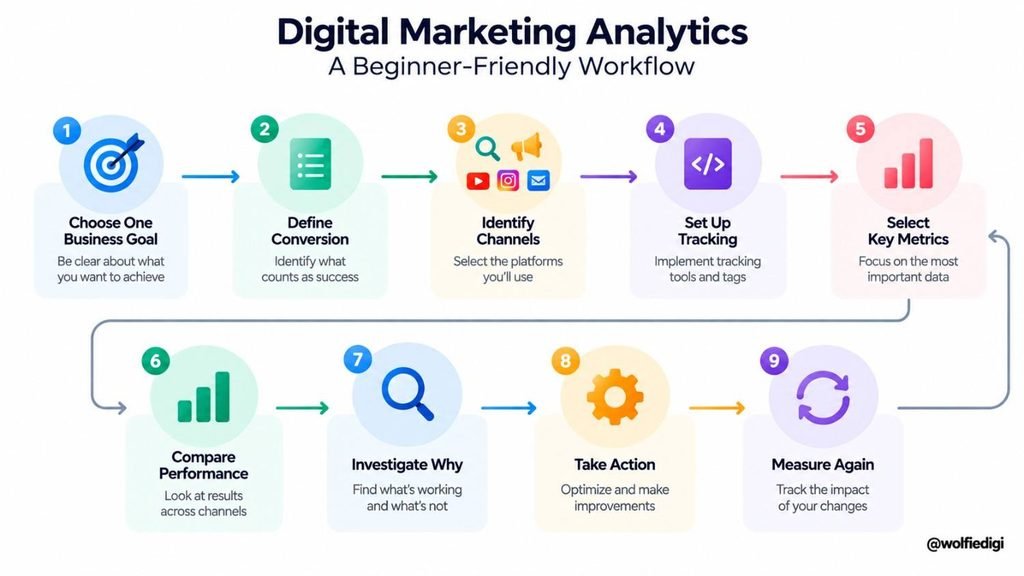 Digital Marketing Analytics Beginner Workflow