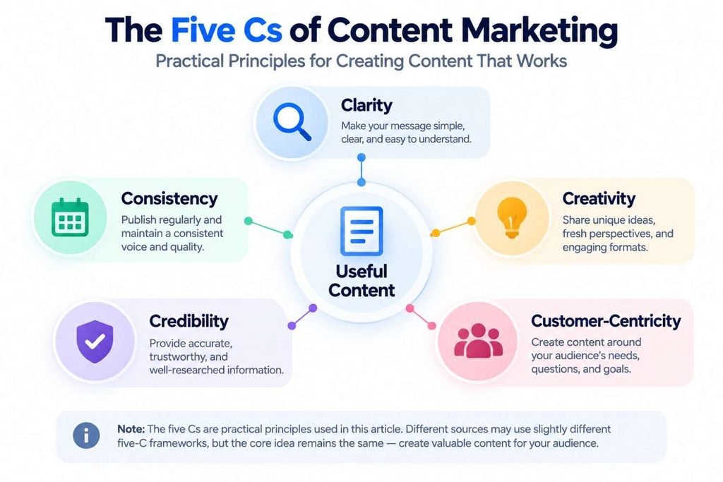 What Is Content Marketing? Simple Explanation With Real Examples 4 Five practical principles of content marketing